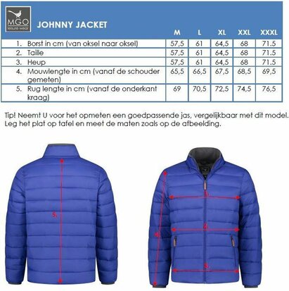 Mongo Johnny Jacket Blue