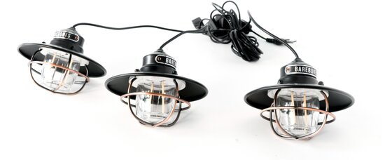 Barebones Edison String Lights Bronze USB