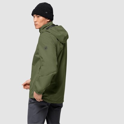 Jack Wolfskin Stormy Point Jacket M Greenwood