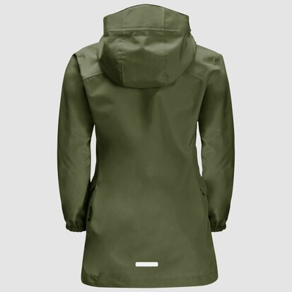 Jack Wolfskin Rock Town Jacket Green Wood Girls