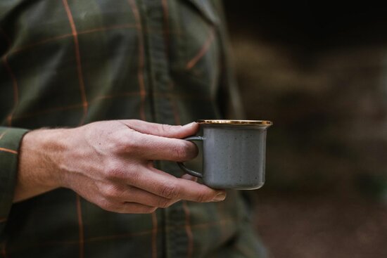 Barebones Espresso Cup - set van 2, Slate Grey