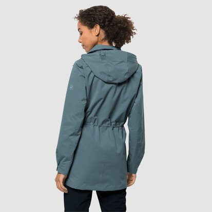 Jack Wolfskin Dakar Parka W teal grey