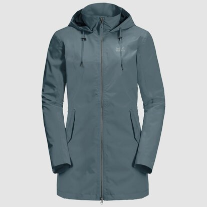 Jack Wolfskin Dakar Parka W teal grey