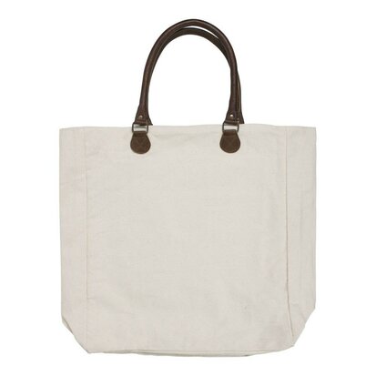 Mars & More Canvas shopper zwart edelhert