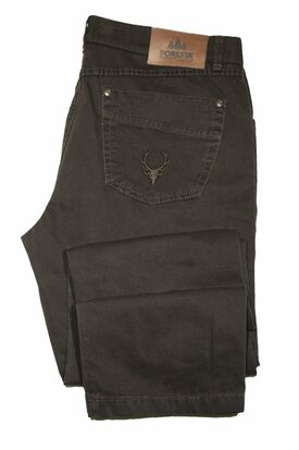 Foresta five pocket jeans Bruin