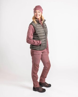 Pinewood Abisko Insulation vest D.mole Brown