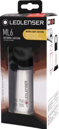 Led Lenser ML6 Warm light Black window