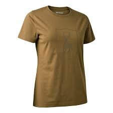 Deerhunter Lady logo T-shirt butternut