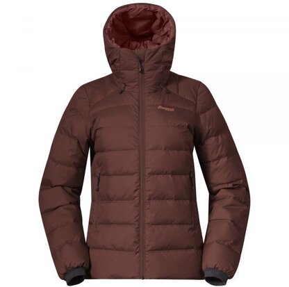 Lava Medium Down Jacket W/Hood Women Amarone Red