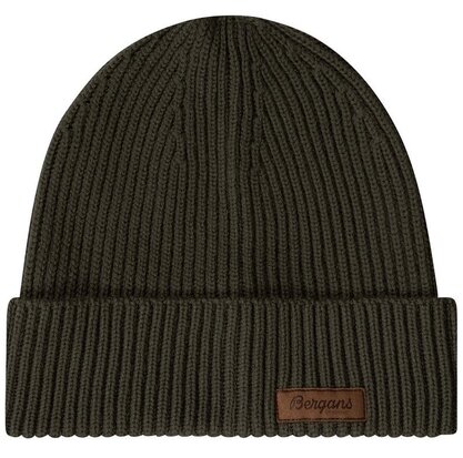 Nordmarka Merino Beanie Dark Green Mud one Size 