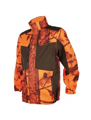 Somlys Zomer oranje camo softshell jack