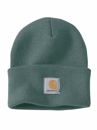 Carhartt knit cuffed beanie-sea pine