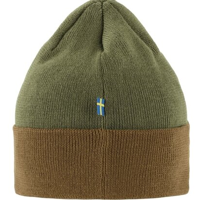 Fjallraven Vardag classic beanie-buckwheat Brown-Laurel Green