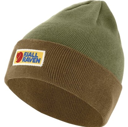 Fjallraven Vardag classic beanie-buckwheat Brown-Laurel Green