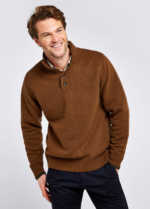 Dubarry roundwood nutmeg knitted sweater