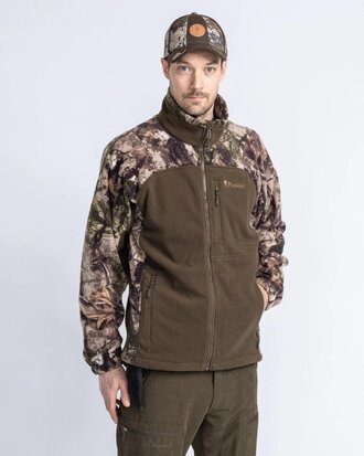 Pinewood Furudal Hunters Camou Fleece Jacket Green 