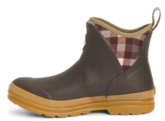 Muck Boot Originals Pull On Ankle Brown/Plaid