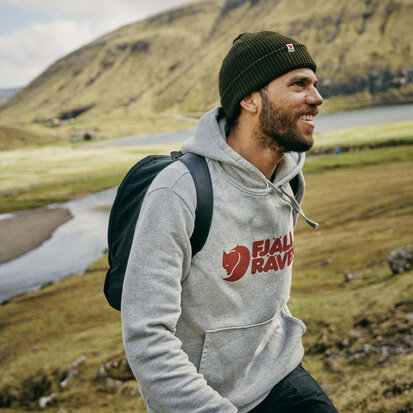 Fjallraven logo hoodie 