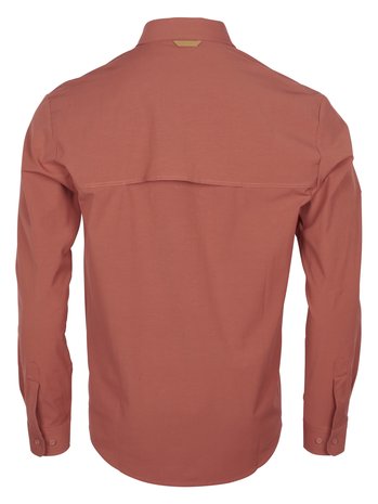 Pinewood Everyday Travel L/S Shirt M Terracota