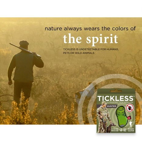 Tickless Ultrasonic Tick Repeller Hunter