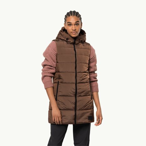 Jack Wolfskin Eisbach vest W Hazelnut brown