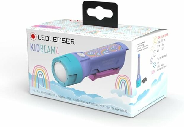 Ledlenser kid beam 4 purple box