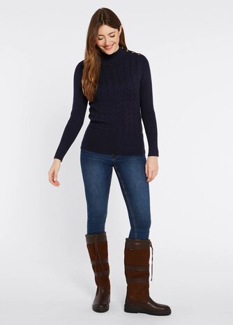 Dubarry Claremont Viscose Trui voor Dames - Navy