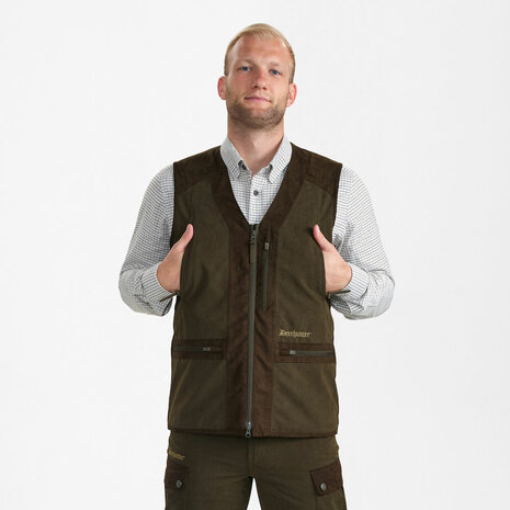 Deerhunter Eagle Waistcoat Tarmac Green 