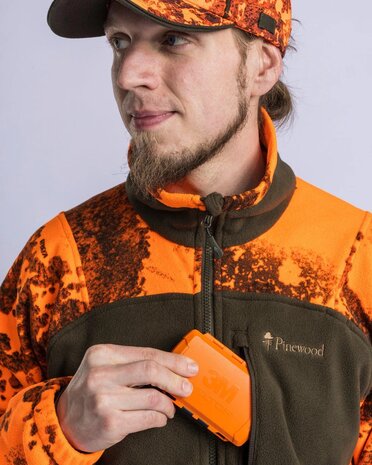 Pinewood Furudal Hunters Camou Fleece Jacket Oranje