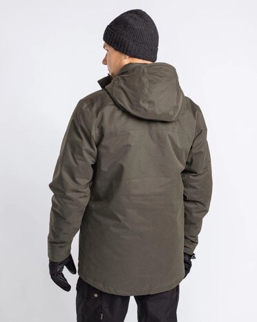 Pinewood Padded Winter Parka Dark Green