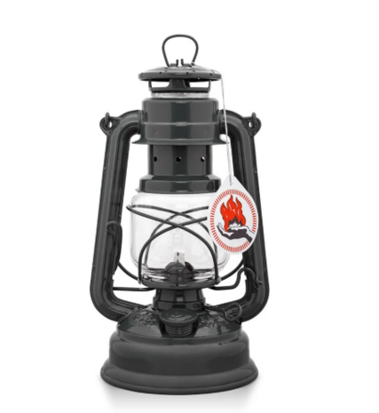 Feuerhand Stormlamp 276 Antraciet grijs