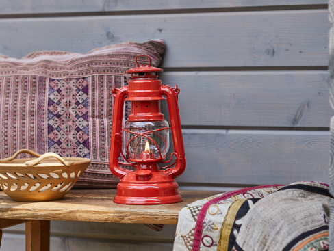 Feuerhand Stormlamp 276 Steen Rood