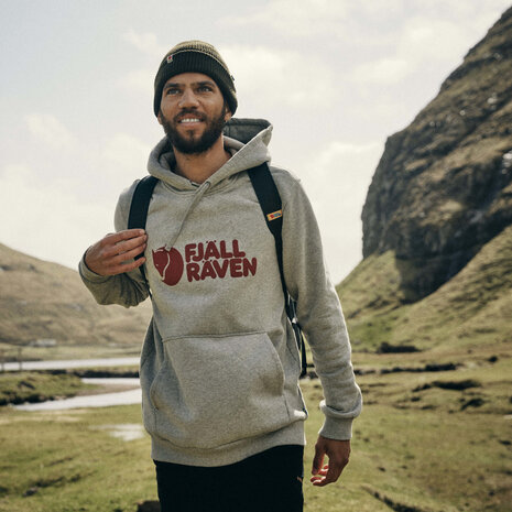 Fjallraven logo hoodie 