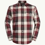 Jack Wolfskin Felsenweg shirt M Cordovan Red Cheeks 